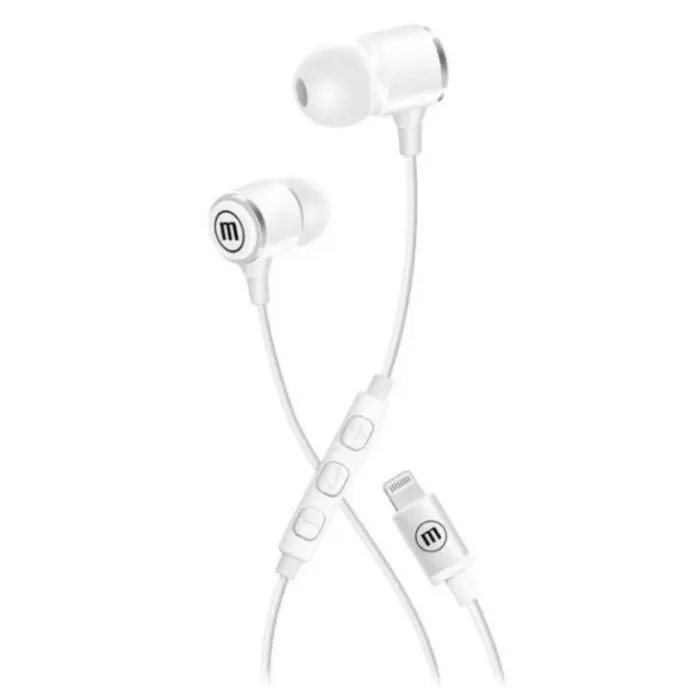 Audífonos Maxell M5 con Conector Lightning Blanco 348228