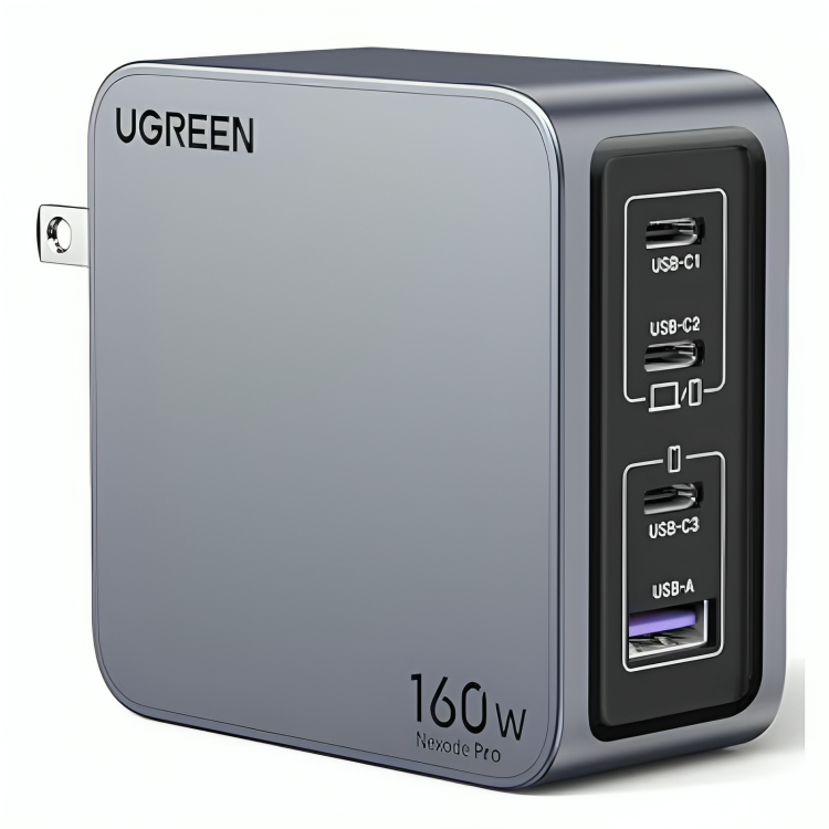 CARGADOR UGREEN NEXODE PRO 160W 160W 4 PUERTOS DE CARGA RAPIDA 25876