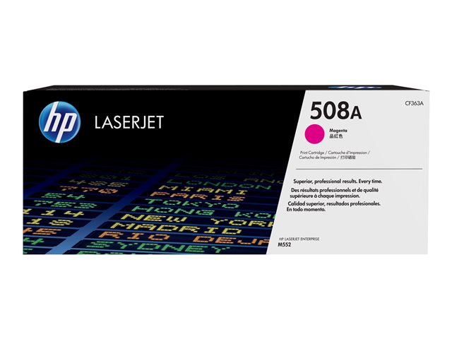 Cartucho de Impresión HP Laserjet 508A M552/M553 Magenta CF363-00901