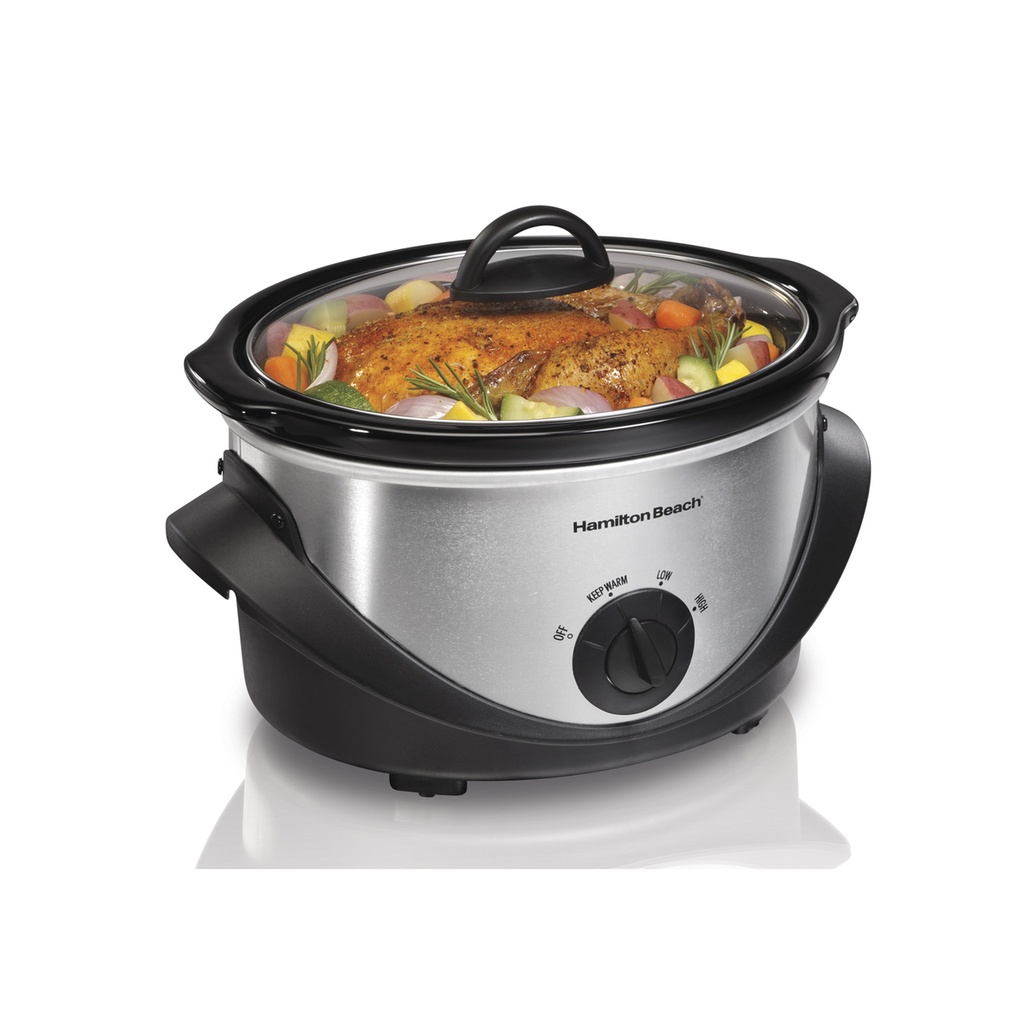 Olla cocimiento Lento Hamilton Beach HB Slow Cooker 4Qt Oval SC 33141