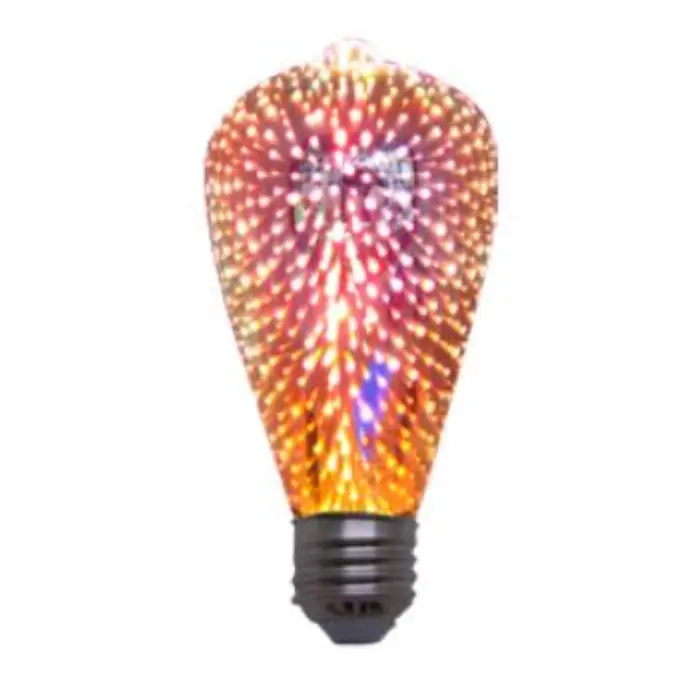 Bombillo Filamento American Electric 3D Colores 4W DF-ST64-3D-LIC