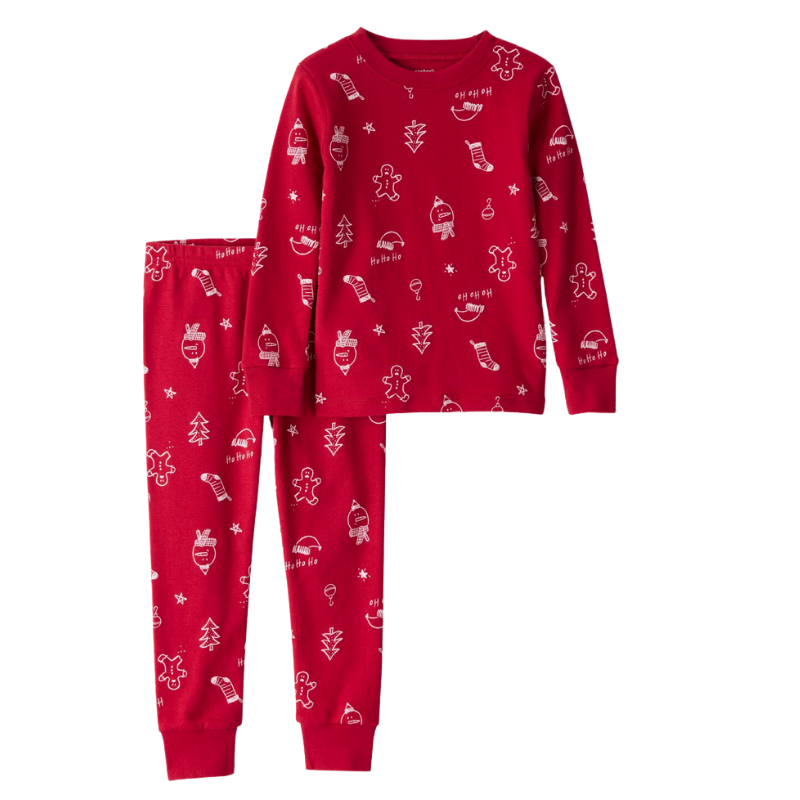 Pijama de 2 piezas con motivo navideño