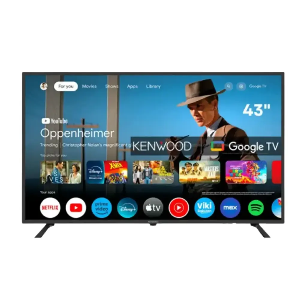 Pantalla Kenwood Smart TV 43″ FHD Negro LTK-K43M34G