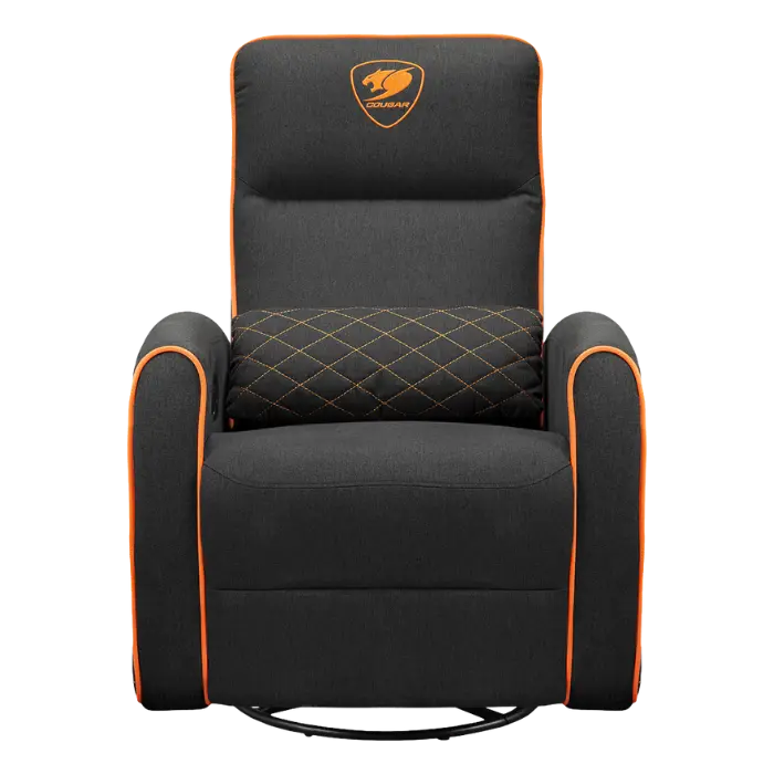Sillón Gamer Cougar Fidom Reclinable Negro/Naranja 3MFDFORB.0001
