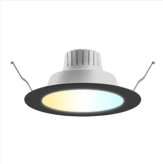 Lámpara Empotrable Downlight LED 10 W, Luz Blanca Ajustable, Atenuable, Multivoltaje