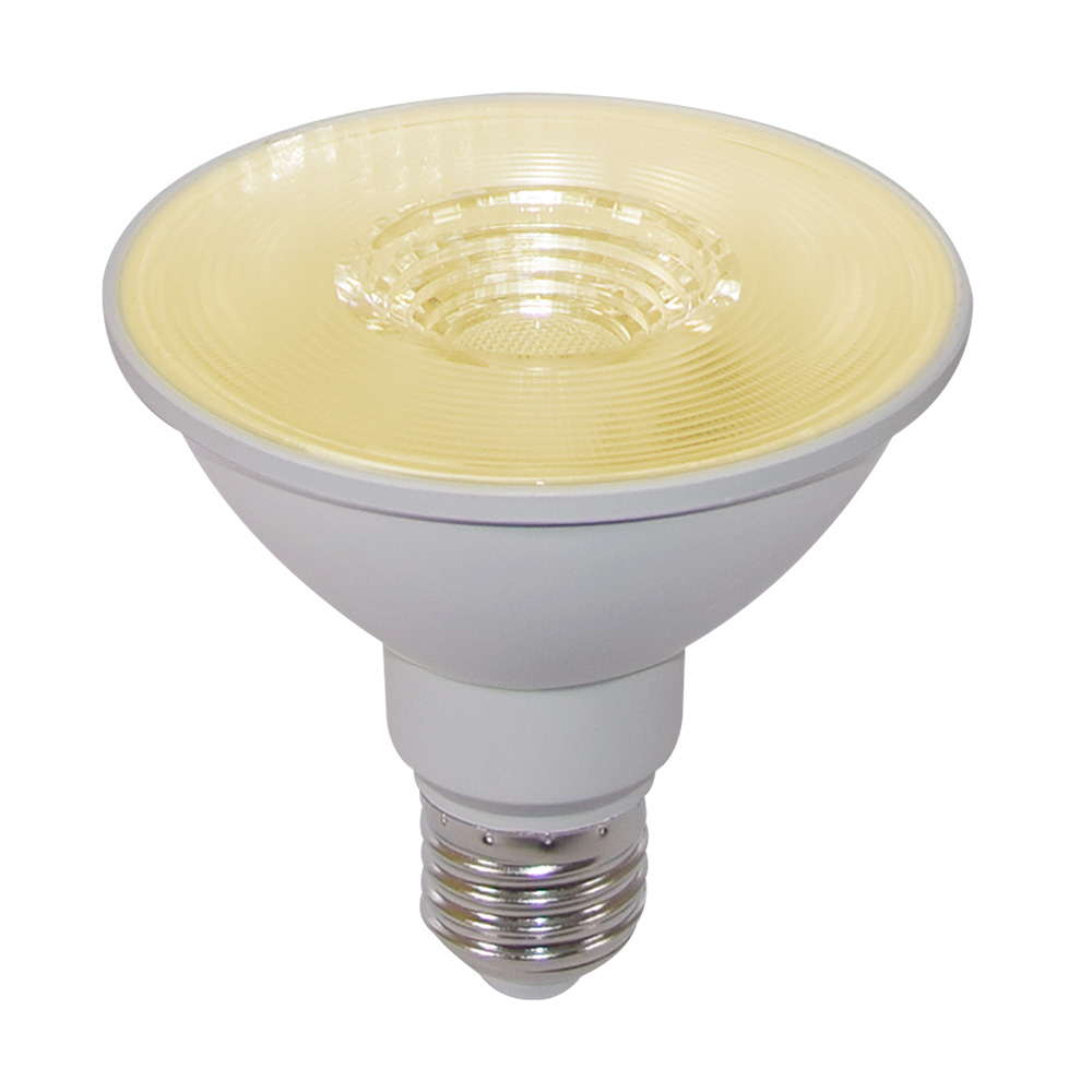 Foco PAR30 LED 13 W, Base E27, Luz Cálida Brillante, Multivoltaje, IP65, No atenuable