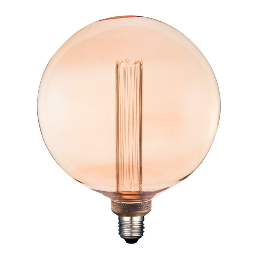 Foco G200 Vintage LED 3.5 W, Luz Ámbar, Base E27, Atenuable
