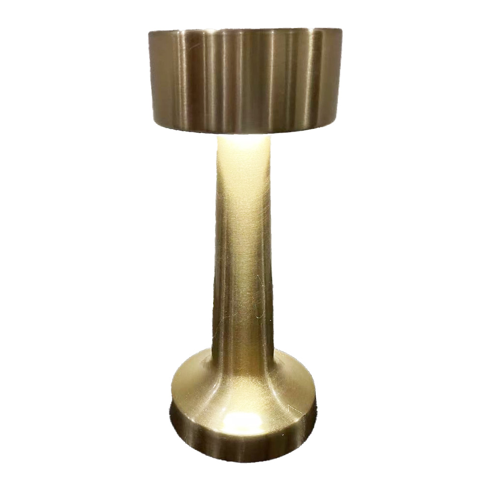 Lámpara de Mesa LED dorada