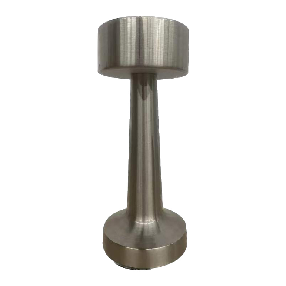 LAMPARA DE MESA PLATEADO