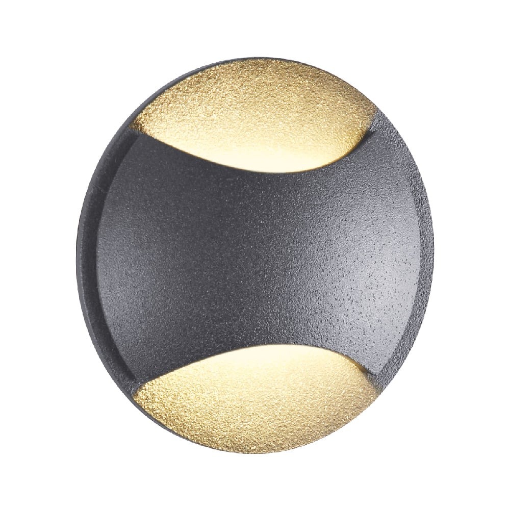 LUMINARIA DE EXTERIOR DE LED NEGRA