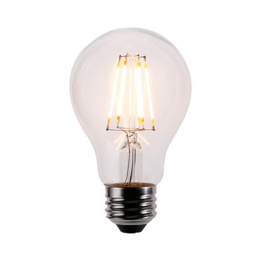 Foco A19 360° LED Filamento 7 W, Luz Cálida Suave, Base E27, No atenuable