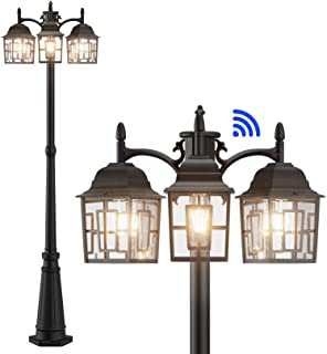 Poste triple cono 3 Led's