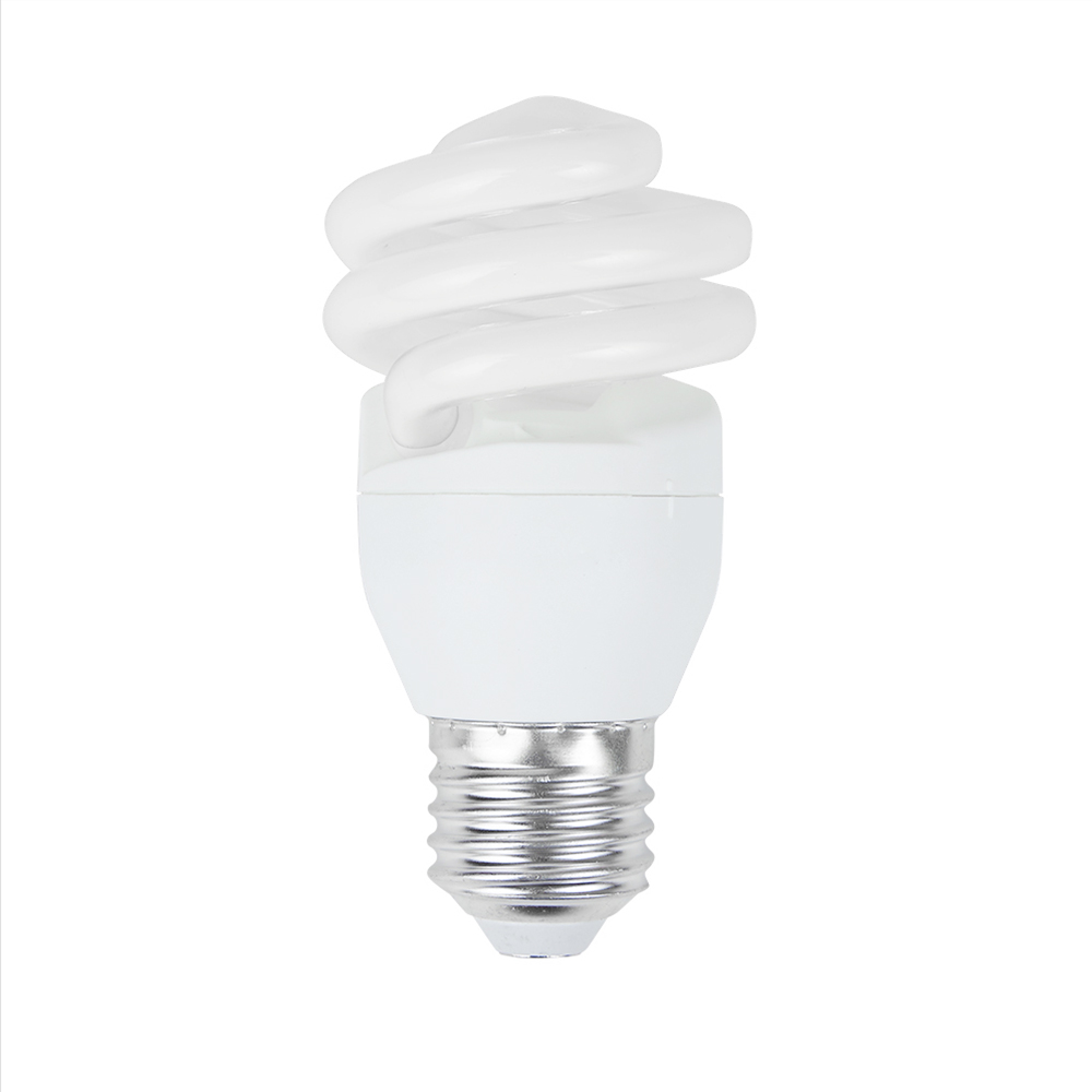 Bombillo fluorescente tipo espiral, Base G9, 10W, Luz 2700.