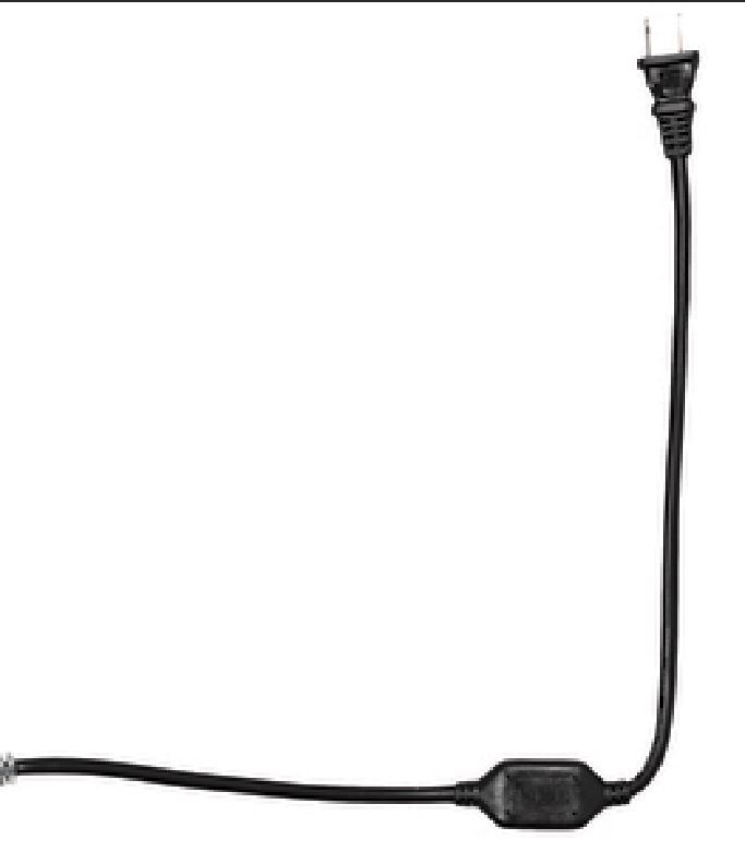 Cable alimentador con convertidor de corriente ca-cd 127V