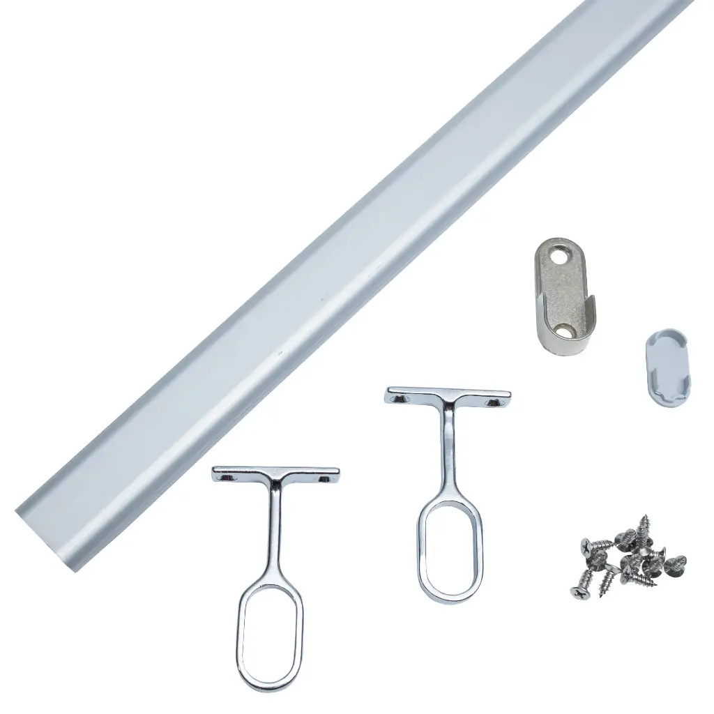 pza Perfil lineal para closet con accesorios PLMX-250-1429-AL 