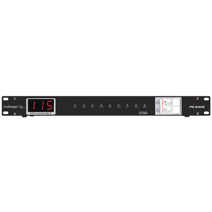 AUDIO PIPE PD-840S PROTECTOR DE PICOS Y DISTRIBUIDOR PARA 8 PD-840S
