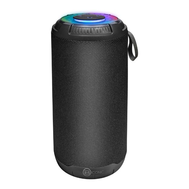 PARLANTE PORTATIL RECARGABLE CON LUZ 5W BT/FM/USB/AUX/TF-CARD 5HRS NEGRO BC-AU-BS-223-BK BICONIC BC-AU-BS-223-BK
