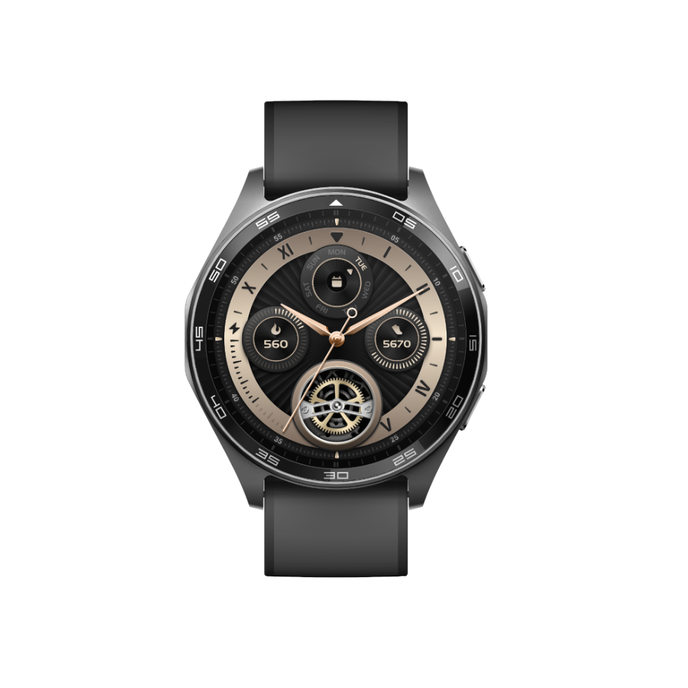 SMARTWATCH AIWA 1.43" AMOLED CARGA INALAMBRICA IP67 NEGRO AWSWIAM15B