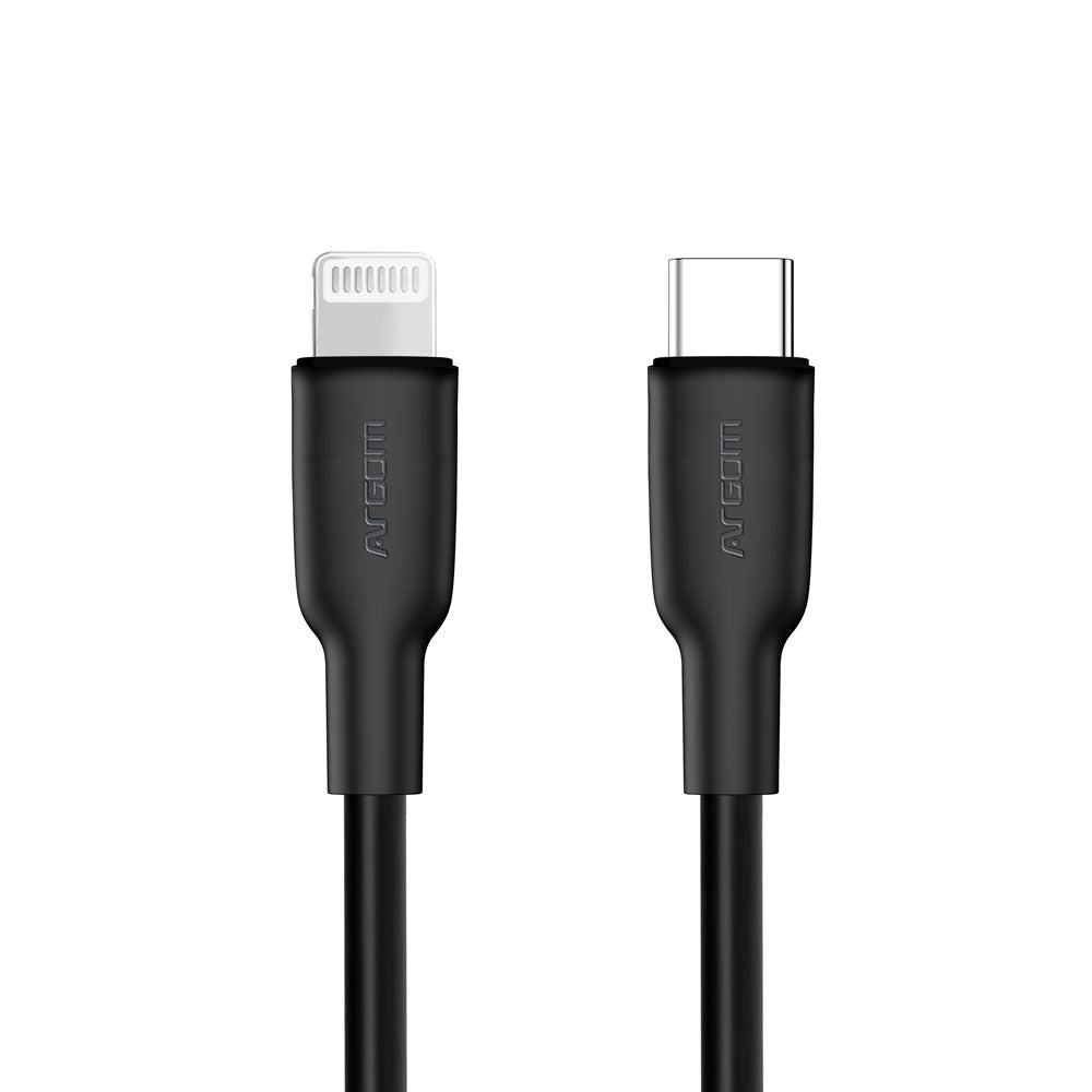 ARGOM CABLE CARGA RAPIDA TIPO C A LIGHTNING ARG-CB-0072BK