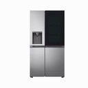 LG Refrigerator Side by Side 27 pc instaview silver VS27GNID
