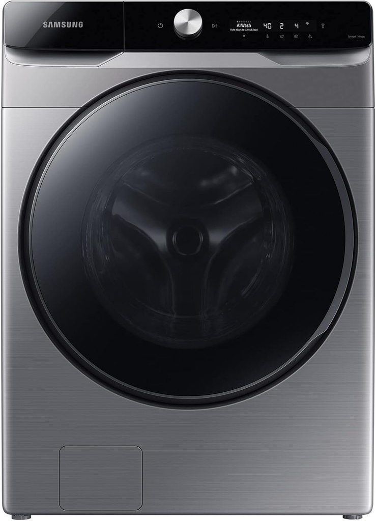 Lavasecadora 20 kg Lavado13 kg Secado Carga Frontal EcoBubble Acero Platinado WD20T6300GP/AX