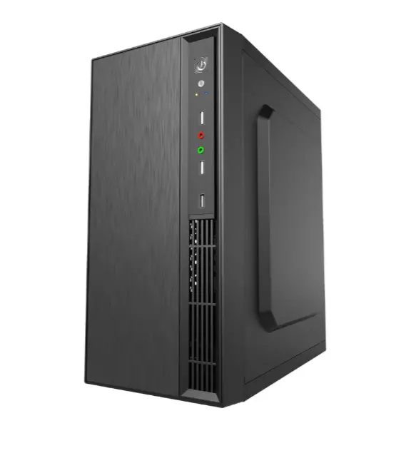 CASE NOVA CM06H1RA001C MINI TOWER VENTILADORES 1 DE 120MM Y 80MM PANEL SUPERIOR Y LATERAL METÁLICO SIN FUENTE DE PODER