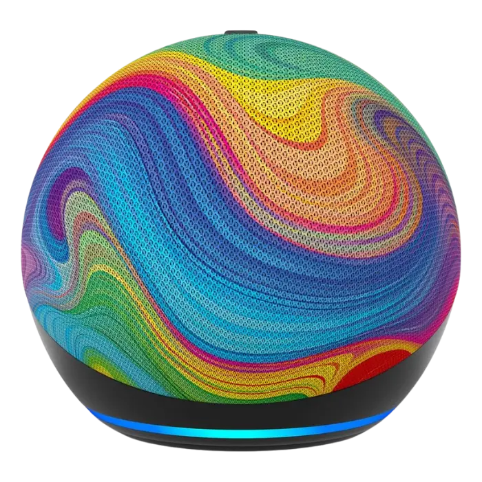 Parlante Inteligente Amazon Echo Dot Kids 5ta Generación Rainbow Swirl B0FD4435WL