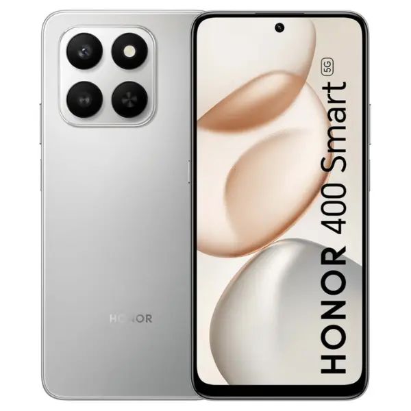 Celular Honor 400 Smart 5G 256GB 8GB-RAM Meteor Silver 5109BXDB