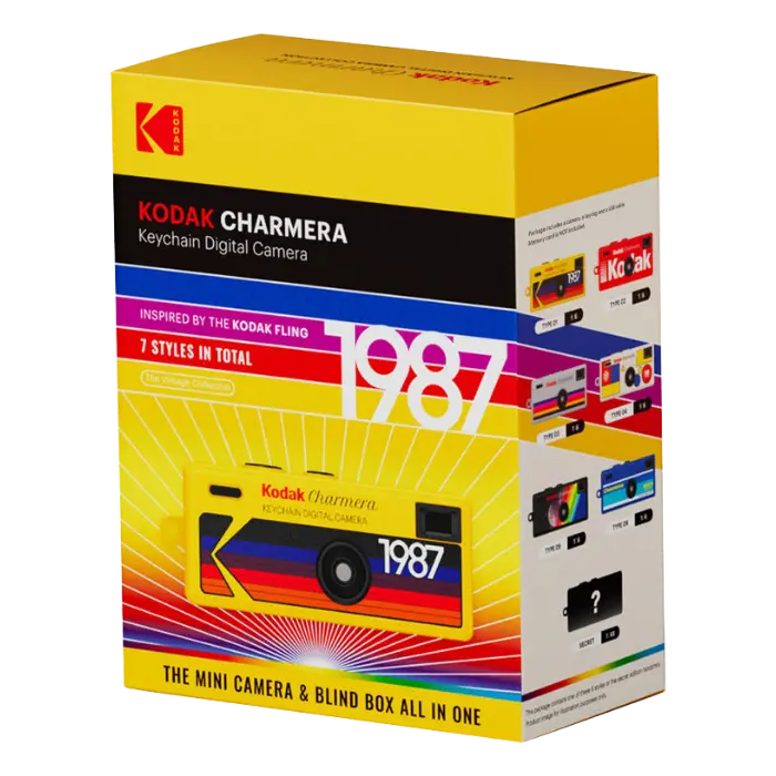 Cámara Digital de Llavero Kodak Charmera Key Chain LCD 1.6MP (Estilo Aleatorio) KORK0601