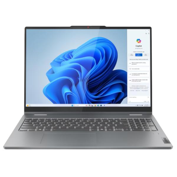 LAPTOP LENOVO IDEAPAD 5I 2 EN 1 16 PULG CORE 7-150U 16GB 1TB TOUCH WIN 11 INGLÉS GRIS 83DU000CUS