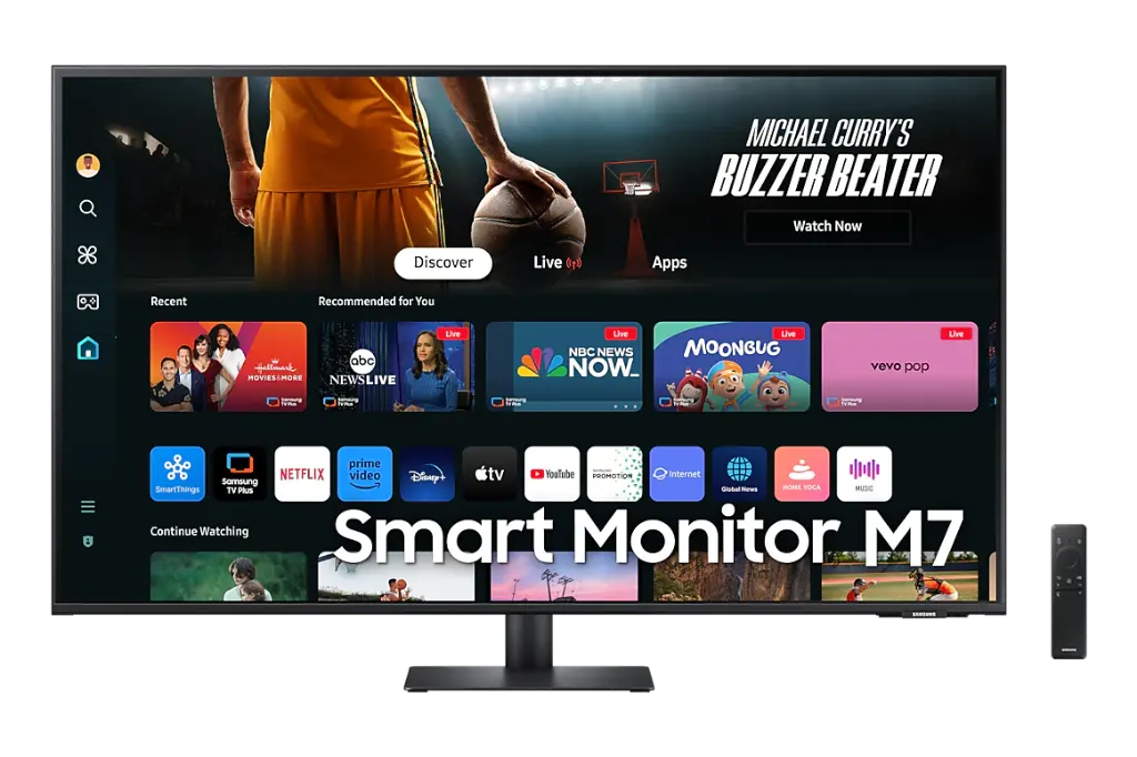 Pantalla Samsung Smart M70D 43″ 4K UHD 60Hz 4ms Tizen Negra LS43DM702UNXGO