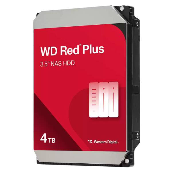 HD INTERNO 4TB WESTERN DIGITAL RED PLUS 3.5" SATA III 5400 RPM WD40EFZZ