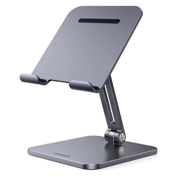 SOPORTE DE ESCRITORIO UGREEN LP134 PARA TABLET MULTIÁNGULO ALUMINIO COMPATIBLE HASTA 12.9" 40393