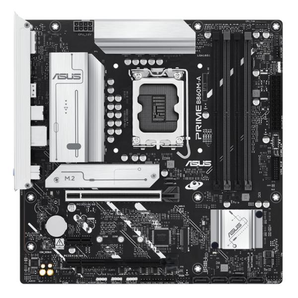 TARJETA MADRE ASUS PRIME B860M-A WIFI DDR5 LGA1851 MICRO ATX PCIE 5.0 / WIFI 6E / BLUETOOTH 5.3 / 2.5GB LAN / HDMI 90MB1JY0-M0EAY0