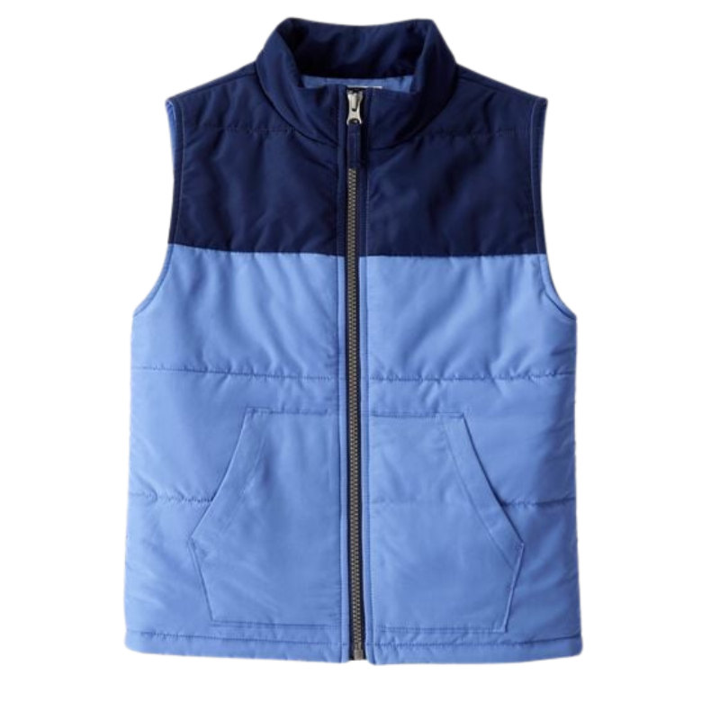 Chaleco impermeable acolchado Azul