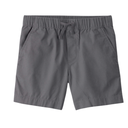 Short gris de algodón ajuste cintura
