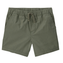 Short verde oliva de algodón con ajuste cintura
