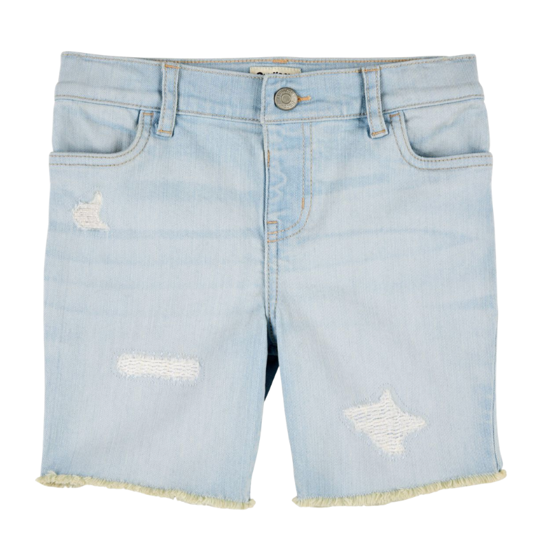 Short de mezclilla claro para niña