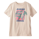 Camiseta dragón super charged para niño 🐉⚡