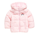 Abrigo acolchado con gorro Old Navy rosada 🌈
