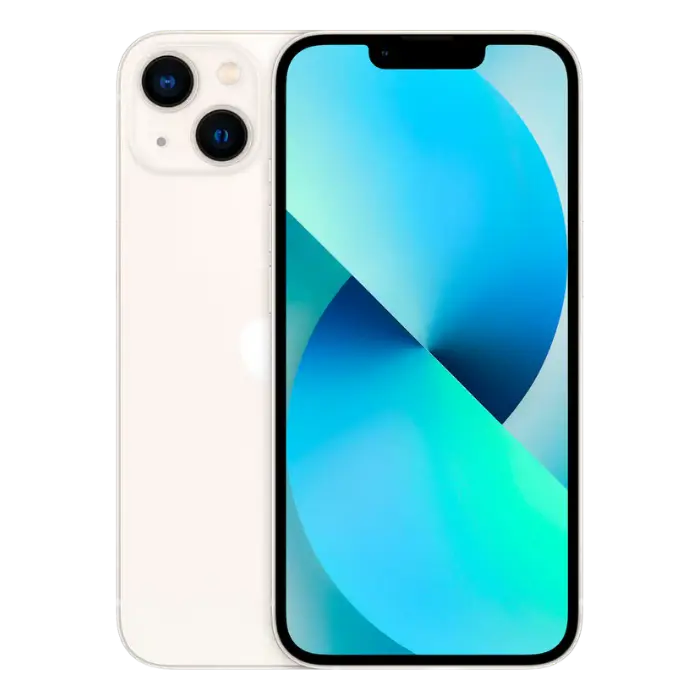 Celular Apple iPhone 13 5G 128GB 4GB-RAM Blanco MLPG3LL/A