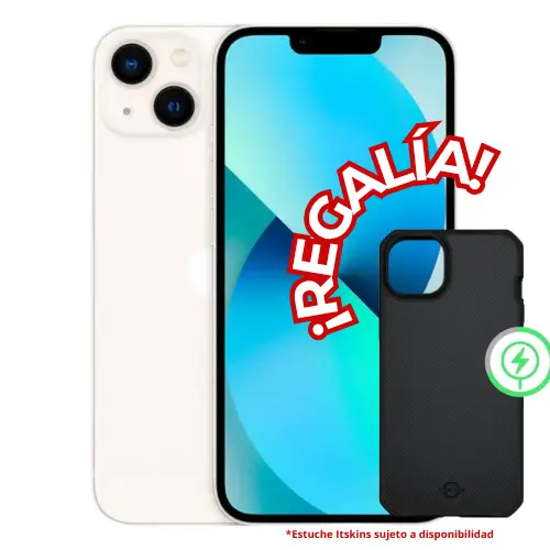 Celular Apple iPhone 13 5G 128GB 4GB-RAM Blanco MLPG3LL/A