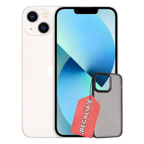 Celular Apple iPhone 13 5G 128GB 4GB-RAM Blanco MLPG3LL/A