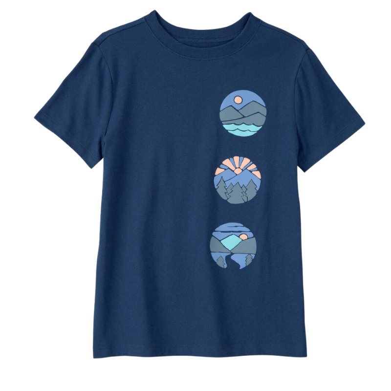 Camiseta paisajes aventura para niño