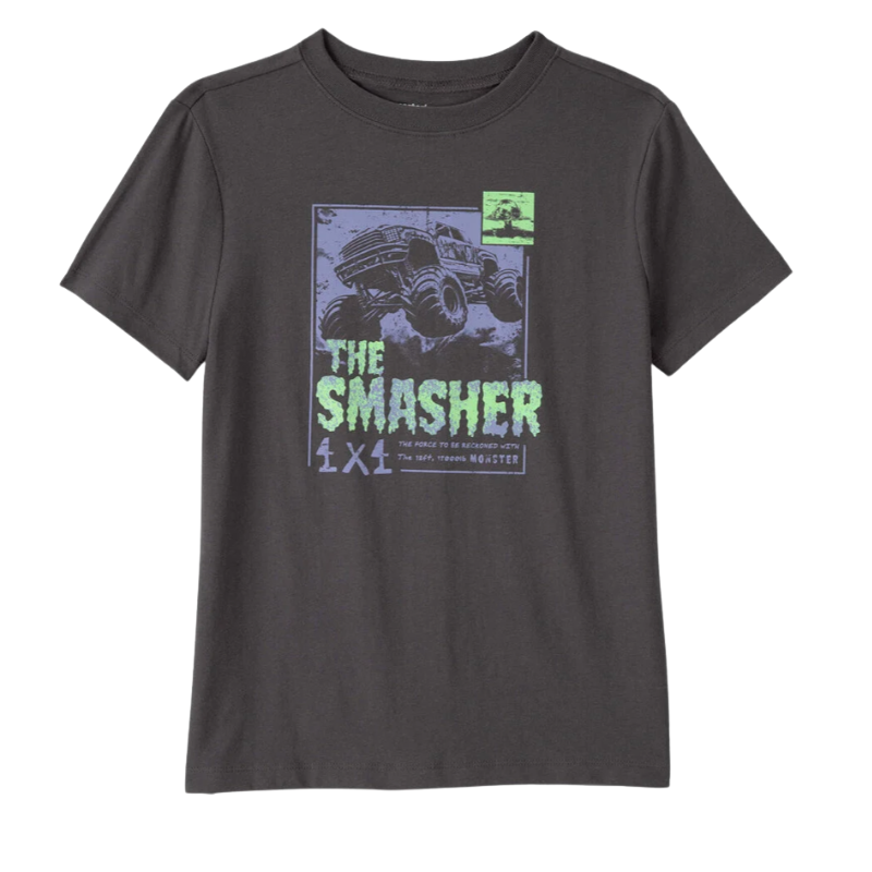 Camiseta monster truck para niño