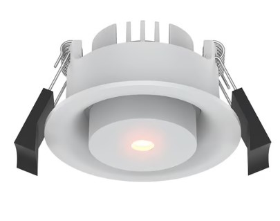 Lámpara Empotrable Downlight LED 3 W, Luz Cálida Brillante, IRC 90, UGR <19, No atenuable