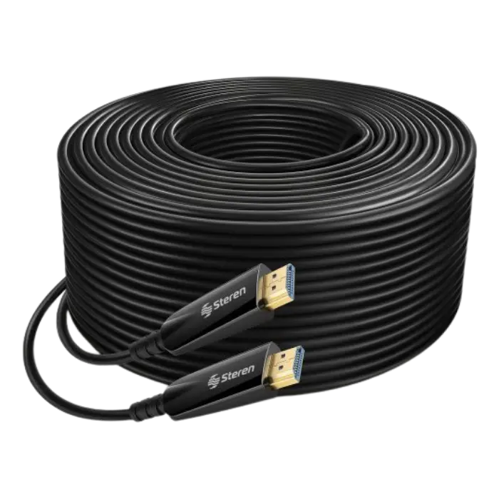 CABLE HDMI Steren FIBRA OPTICA P/4K DE 50M 206-750