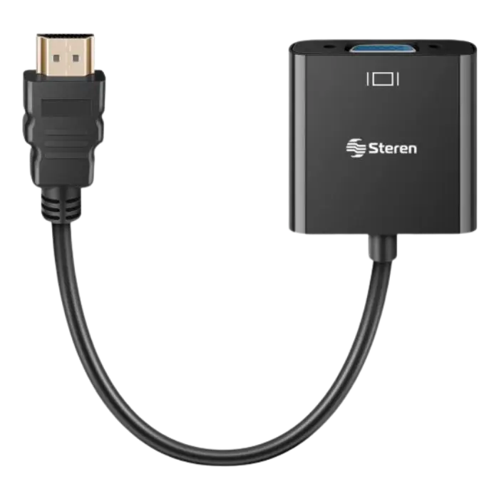 CONVERTIDOR Steren AUDIO/VIDEO HDMI A VGA P/PC 208-151