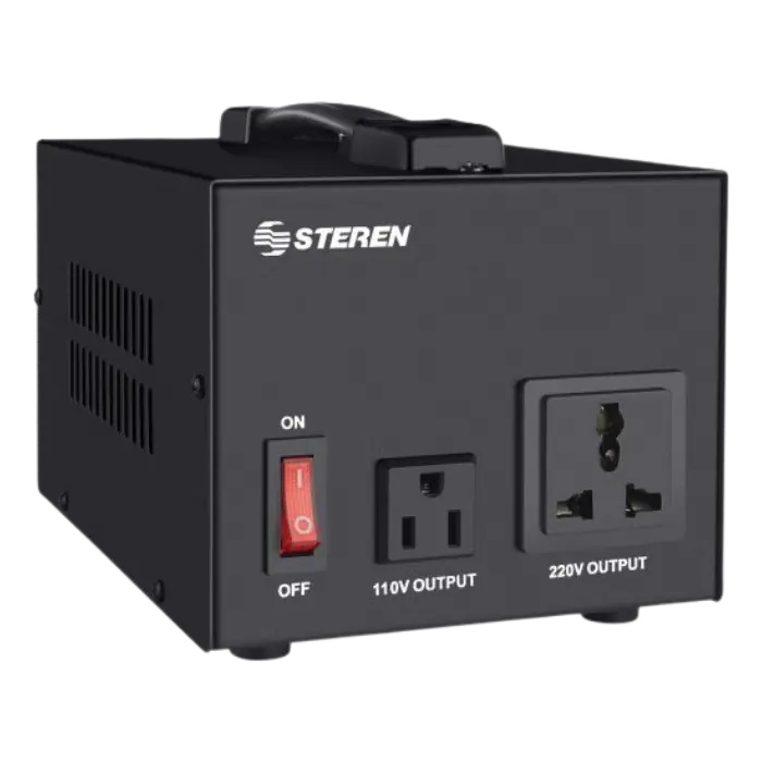 Convertidor de Voltaje Steren 110V a 220V 750W Negro 910-750