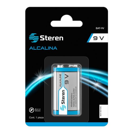 PILA ALCALINA DE 9 VOLTS BAT-9V